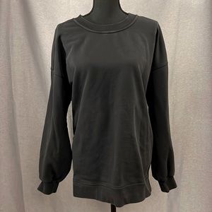 EUC lululemon Perfectly Oversized Crew Black Size 12